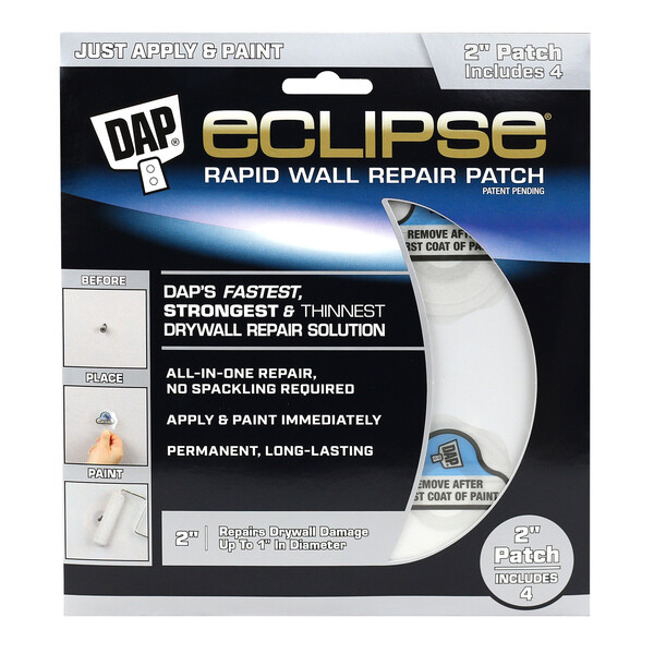 ECLIPSE 7079809161 Eclipse Rapid Wall Repair Patch 2" Clear