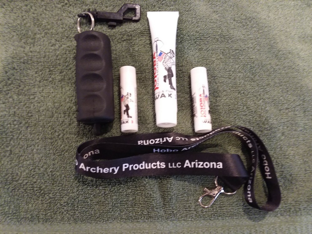 Arrow Puller String & Rail Wax & Lanyard for Crossbow Compound Bow Hobo Archery