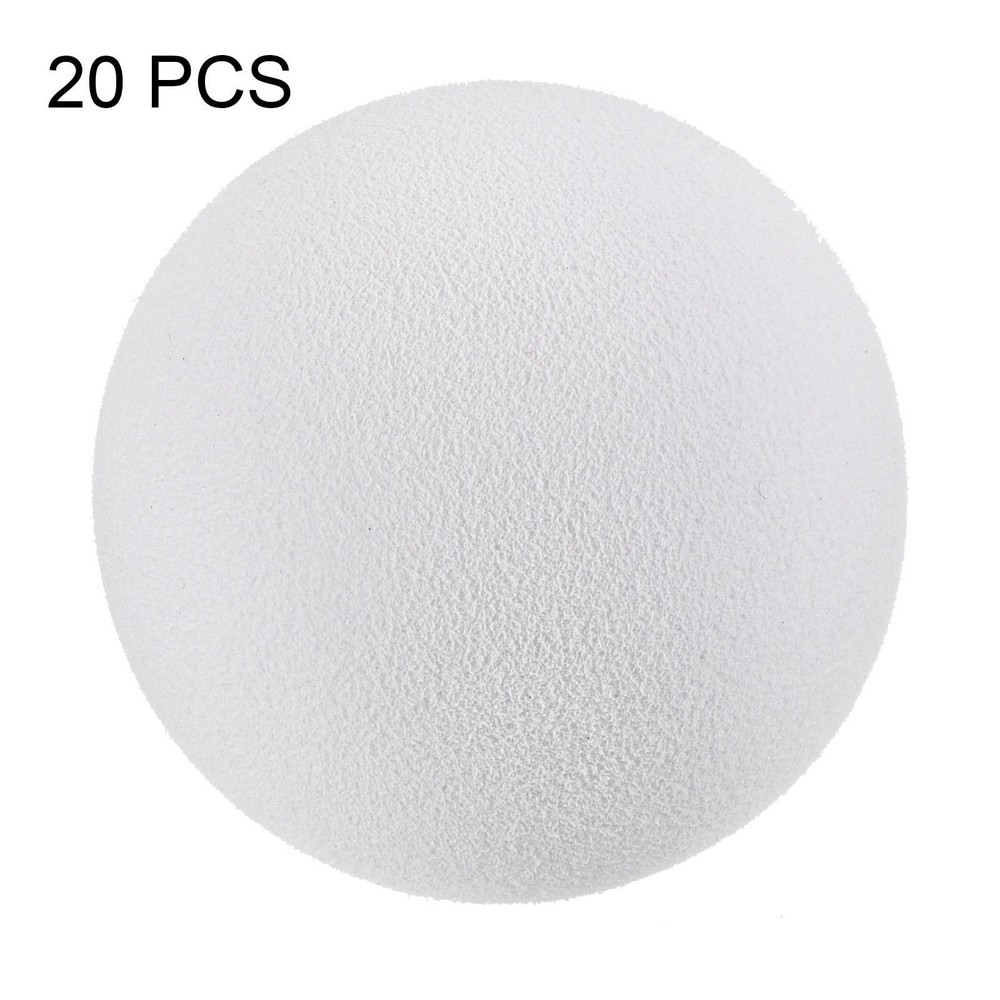 20Pcs Golf Foam Balls EVA Sponge 42mm Exercise Flight Swing Practice White
