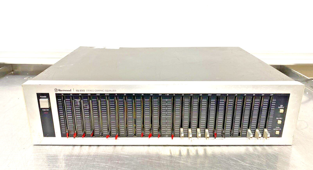 Sherwood EQ-200 Stereo Graphic Equalizer /Tested