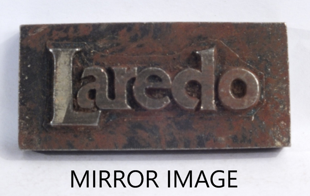 LAREDO: Steel Leather Embossing Stamp: CMS