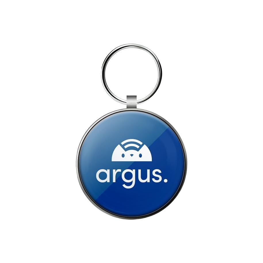 Argus Tech Tag - Epoxy Round Metal Edge Pet ID Tag with QR Code