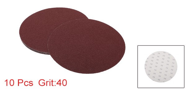 TEN Red Kraft paper Sanding Discs Universal