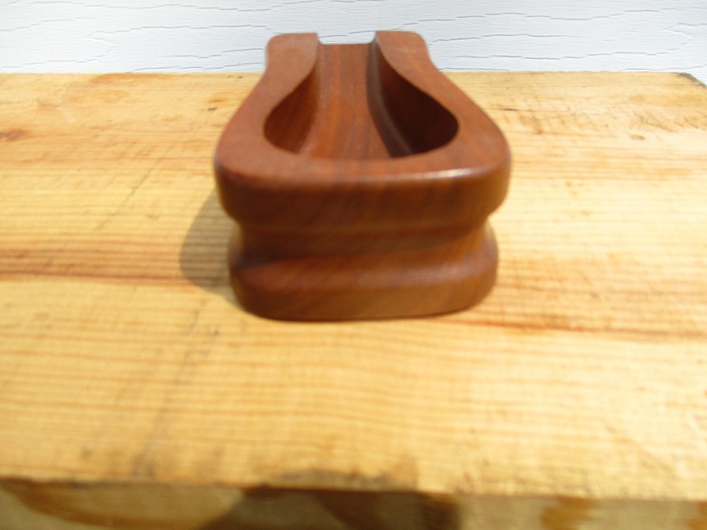 Vintage Decatur Pipe Rest Single Wood Walnut