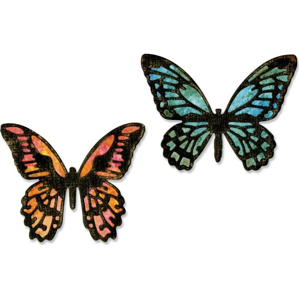Sizzix Thinlits Tim Holtz Detailed Butterflies, Mini 4 Dies 661802 Mixed Media