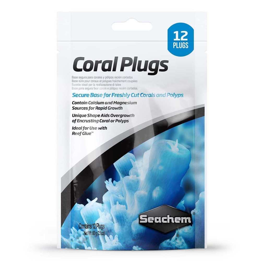 Coral Plugs (12 pc) - Seachem
