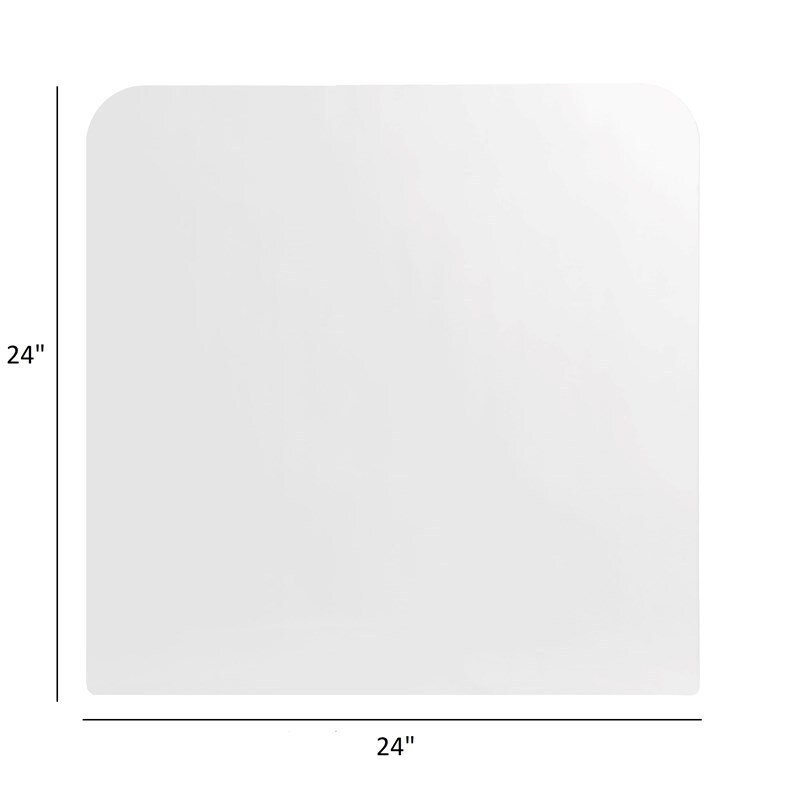 Boss Office Protective Plexiglass Panel 24" W x 24" H X 6MM Thick