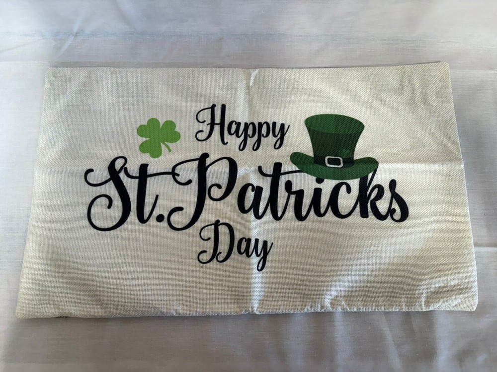 St Patrick’s Day Pillow Cover