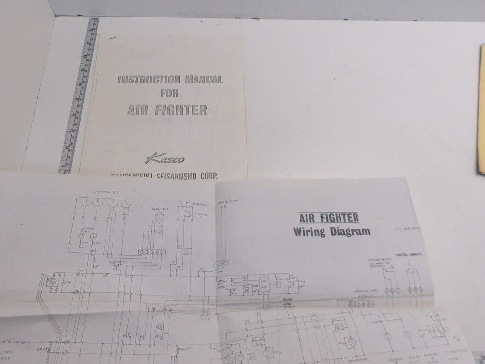 Kasco- Air Fighter- Instruction Manual & Schematic - COPY