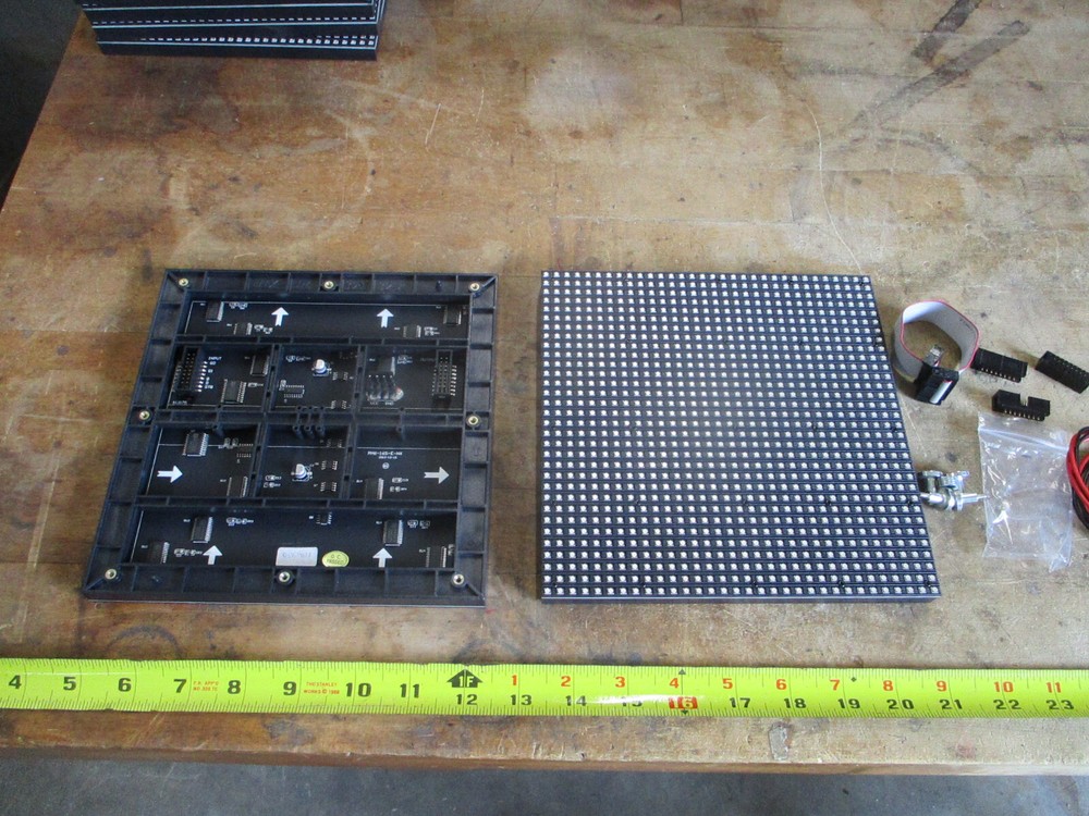 Lot of (10) RGB LED Matrix Panel - 32x32