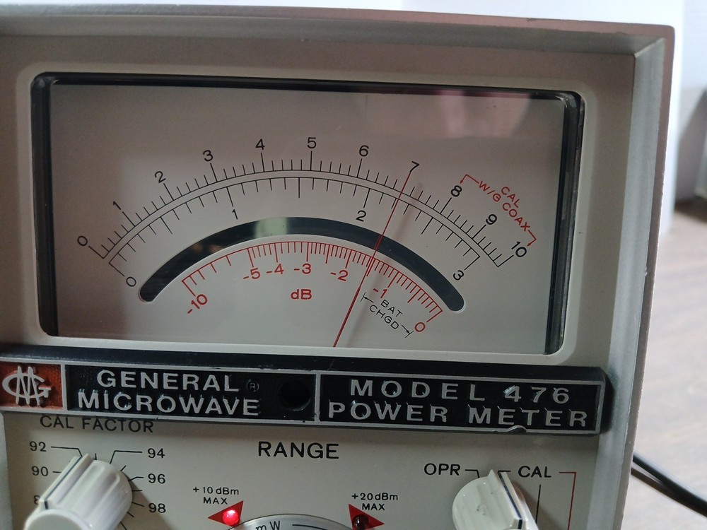 GENERAL MICROWAVE MODEL 476 POWER METER Tested Working
