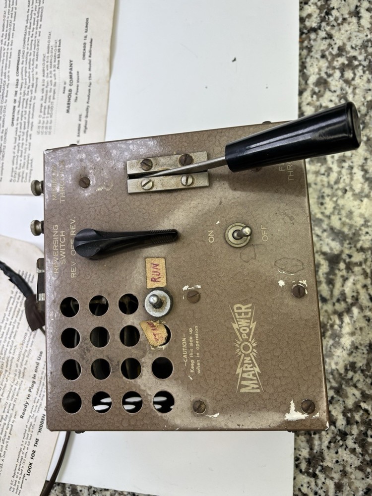 Vintage Train Marn O Power Control Model: C-25 TESTED WORKING !