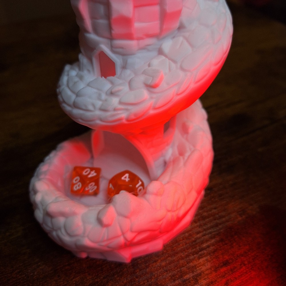 The Basilisk Dice Tower – 3D Printed