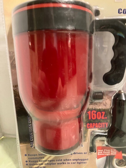 Smart PLUG A MUG While Driving Car Keep Beverage Hot Plug/Cord New Coffee Warmer