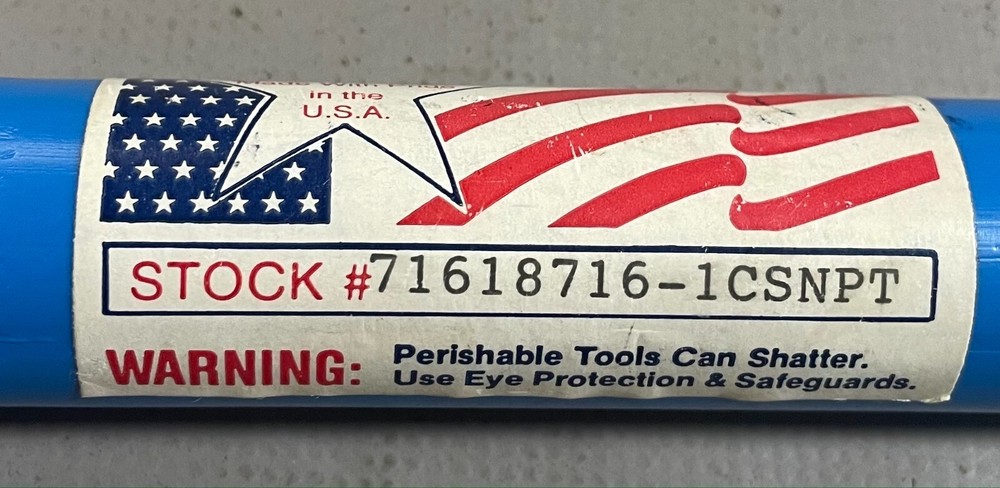 Advent 71618716-1CSNPT 18 tpi NPT Solid Carbide Thread Mill