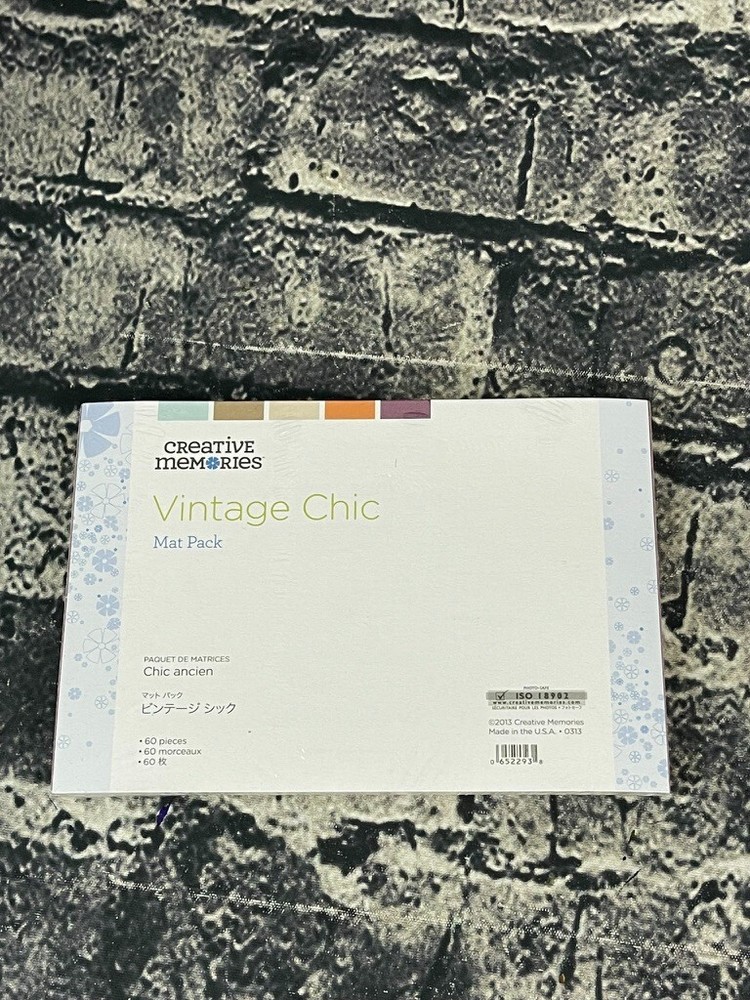 Creative Memories VINTAGE CHIC Mat Pack 60Pieces