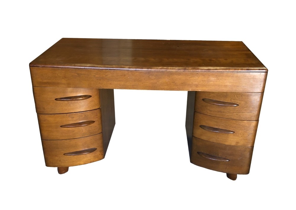 Heywood Wakefield Desk Midcentury Modern Solid Wood