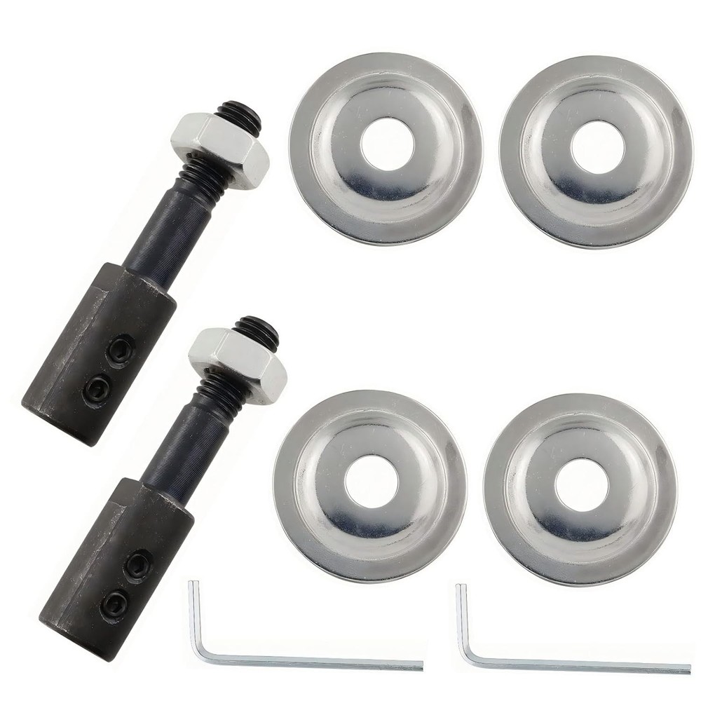 Durable 8mm Motor Shaft Extender - Bench Grinder Adapter with Tools Included