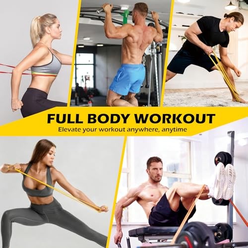 Pull Up Bands, Resistance Bands Set for Pull-Up Assistance, Exercise Multicolor