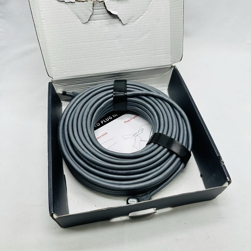 Replacement Starlink Cable 75FT/23M for Starlink Rectangular Satellite V2 Gray