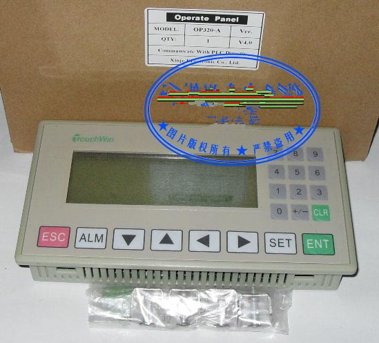 TouchWin Operate Panel OP320-A 3.7in backlight LCD work for PLC RS232/422 DC 24V