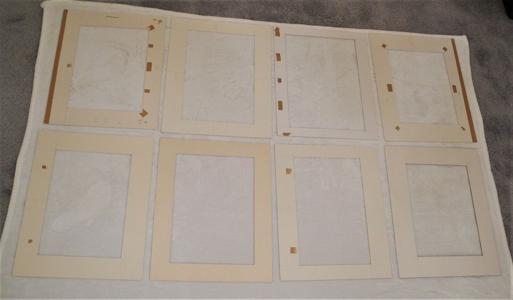 ASSORTED CARDBOARD PICTURE MOUNTS BUNDLE 44 ITEMS : ARTISTS & CRAFTERS