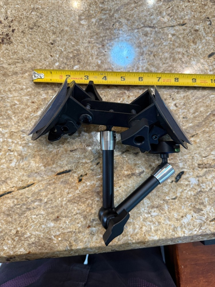my go flight flex double suction infinitely articulating and adjustable arm