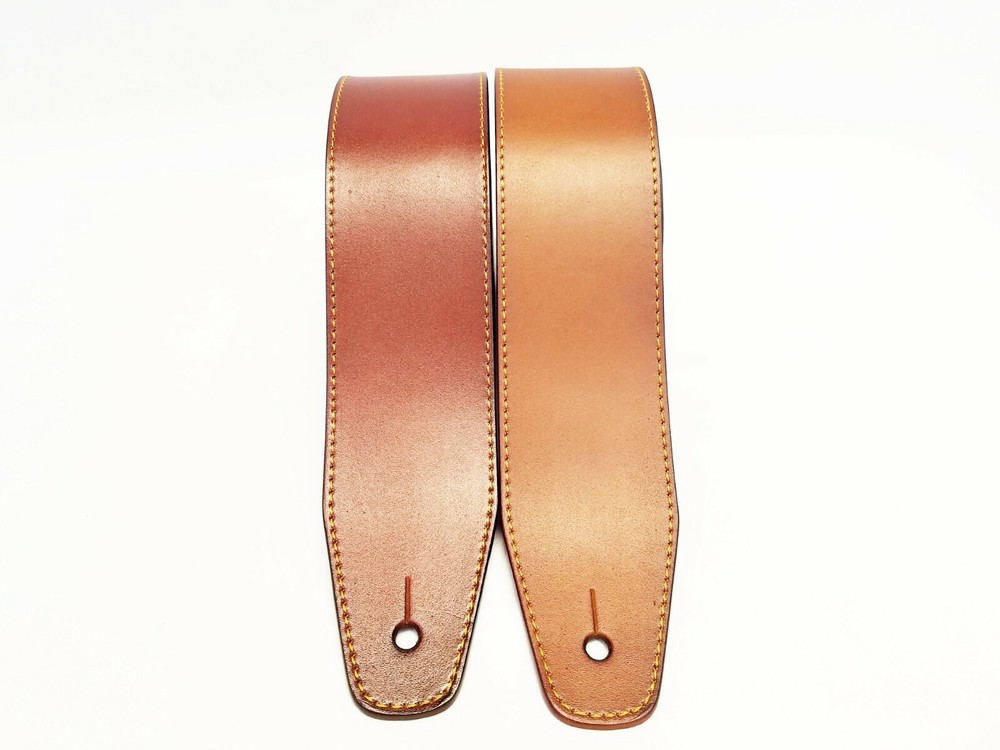 Genuine leather Guitar strap 2.5” wide.
