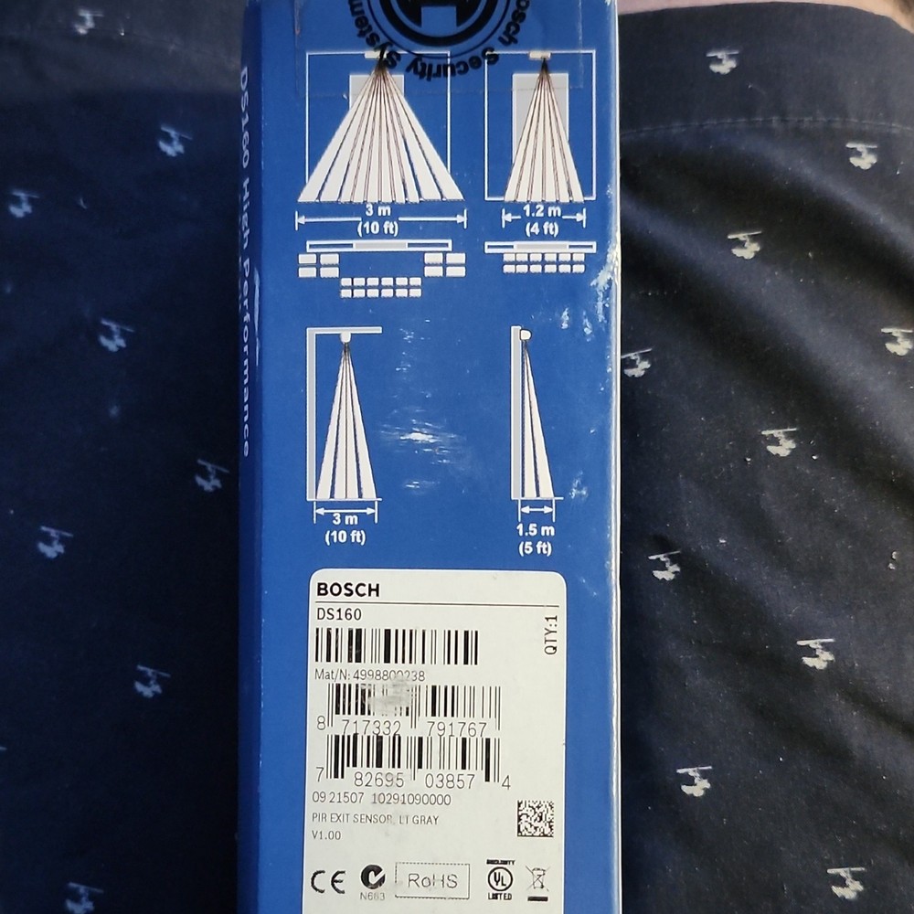 Bosch DS160 Request-to-Exit Passive Infrared Motion Detector PIR Sensor