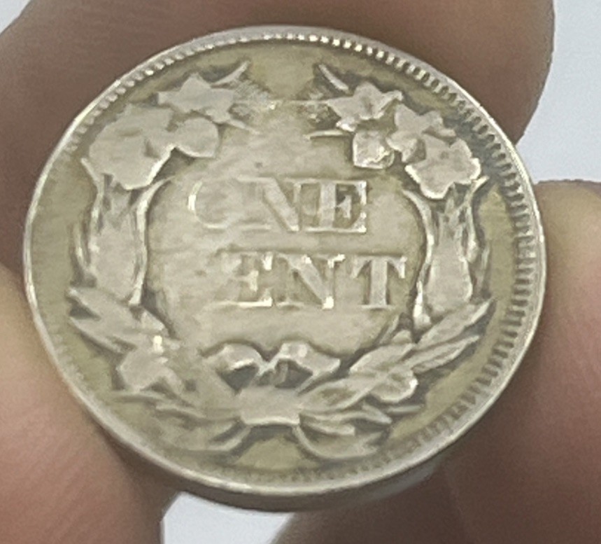 1857 Flying Eagle Cent- Semi Key Better Date