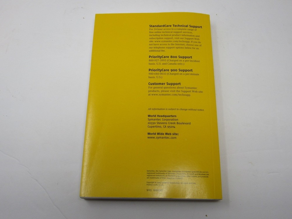 2004 Symantec Norton SystemWorks User's Guide ORIGINAL EXCELLENT COND