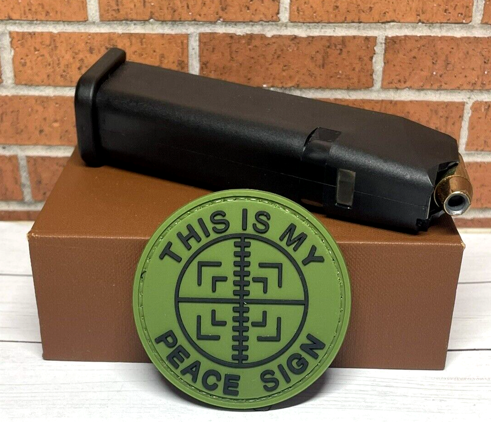 Sniper PVC Patch - Tactical Morale Gun Patch - AR15 Assault Rifle Scope Patch