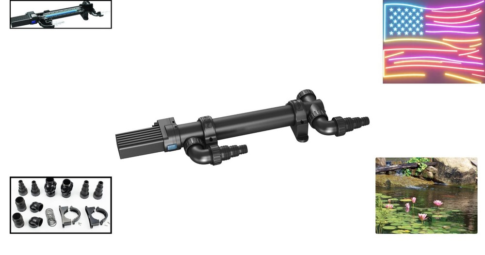 UltraKlear 1000 UV Pond Clarifier and Sterilizer – Eliminates Green Water Alg...