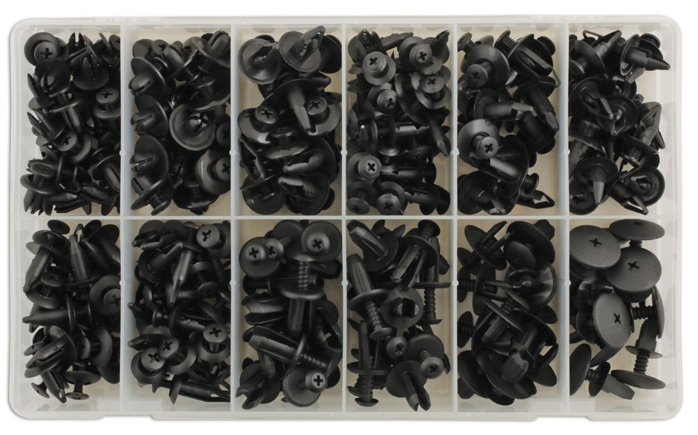 Connect Assorted Screw Rivet Trim Fixings 240pc 36044