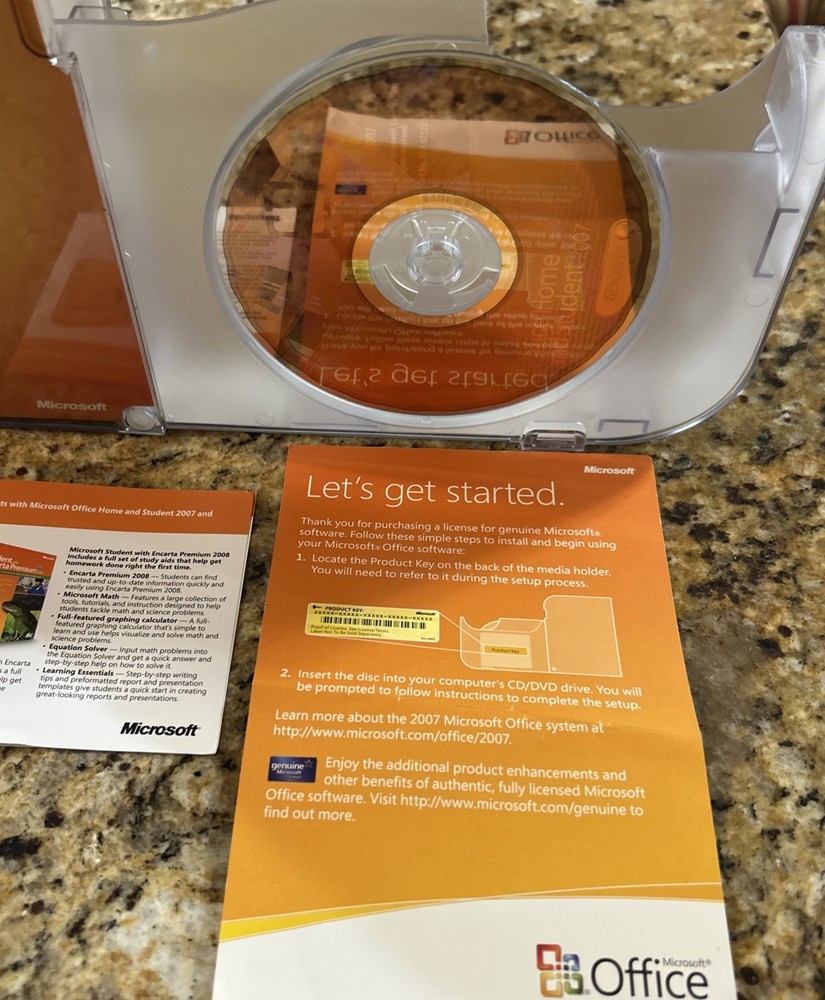 Microsoft Office Home and Student 2007 (79G-00007) *Read Description*