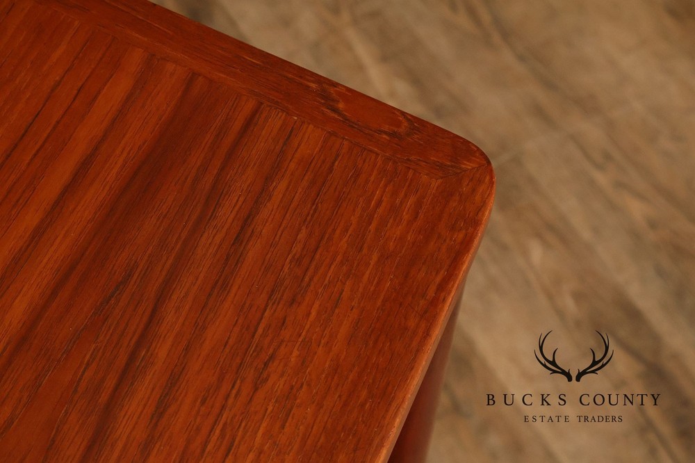 Danish Modern Teak Executive Writing Desk