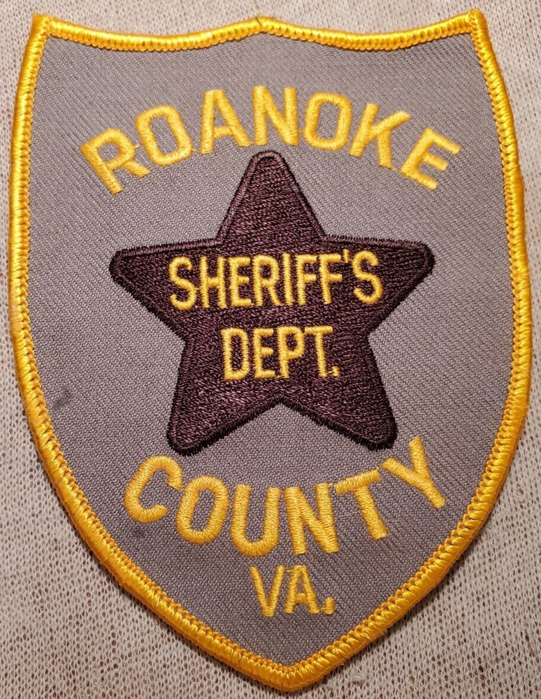 VA Roanoke County Virginia Sheriff Patch
