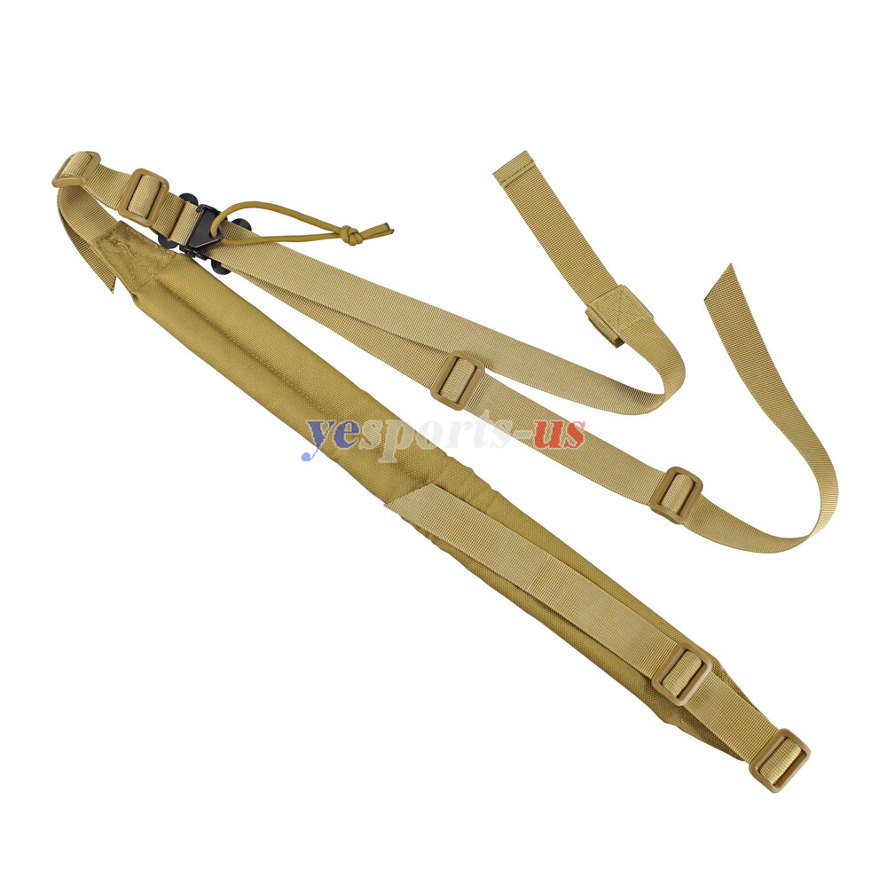 Tactical Sling 2 Points Sling Strap Adjustable with Shoulder Pad for Hunting
