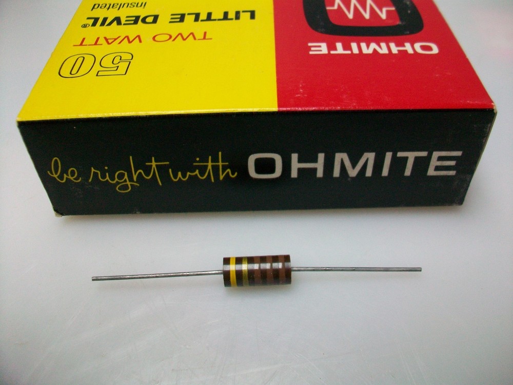 OHMITE  110 OHM  2 WATT CARBON COMP. RESISTOR