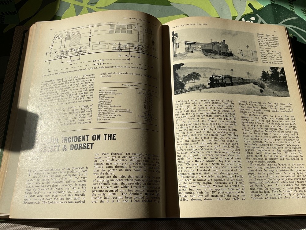 Railway Magazine 1970 Bound Volume