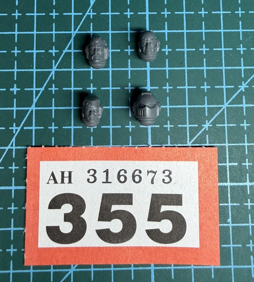 Space Marine Blade Guard Head Helmet Bundle Sergeant 40k Bits Heresy Bladeguard