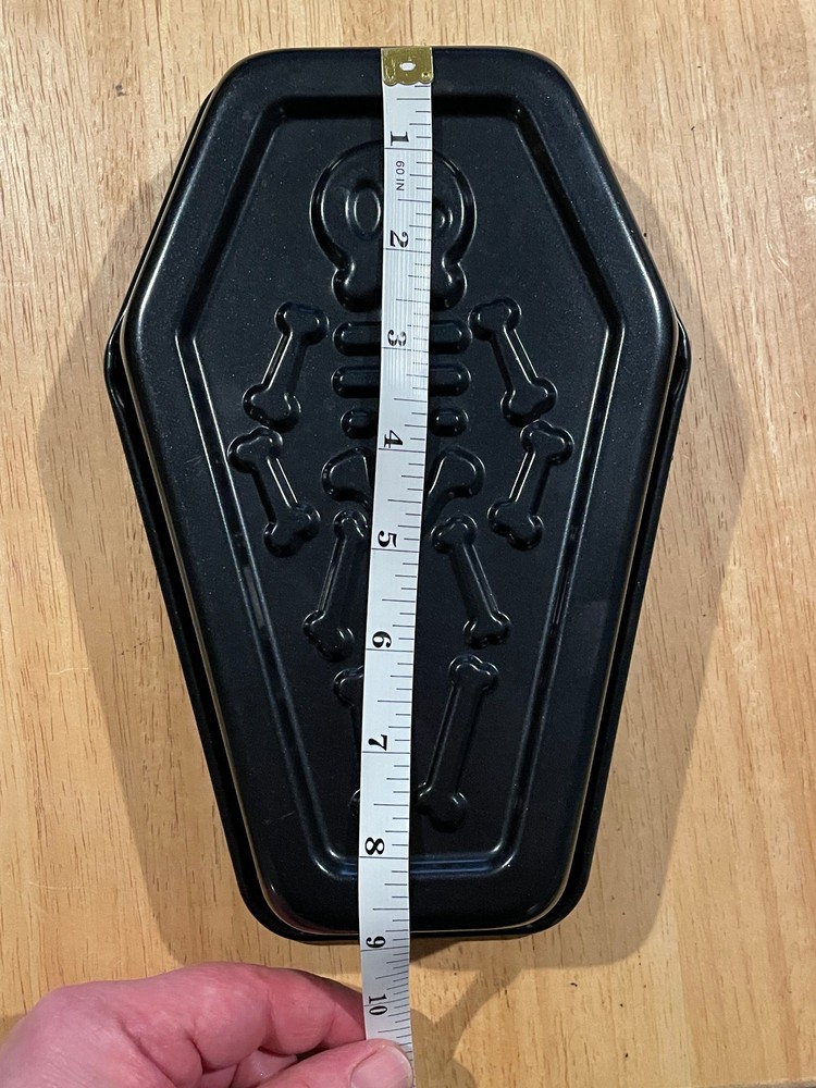 Nordic Ware Skeleton Coffin Cake Pan Halloween Bakeware