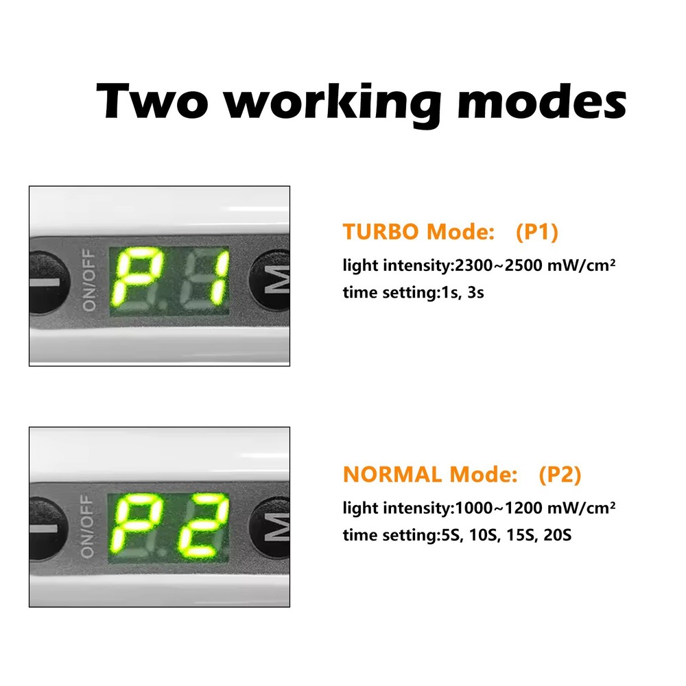 Woodpecker Style Dental iLED Curing Light Lamp Wireless 1Second Curing 2500mw/c㎡
