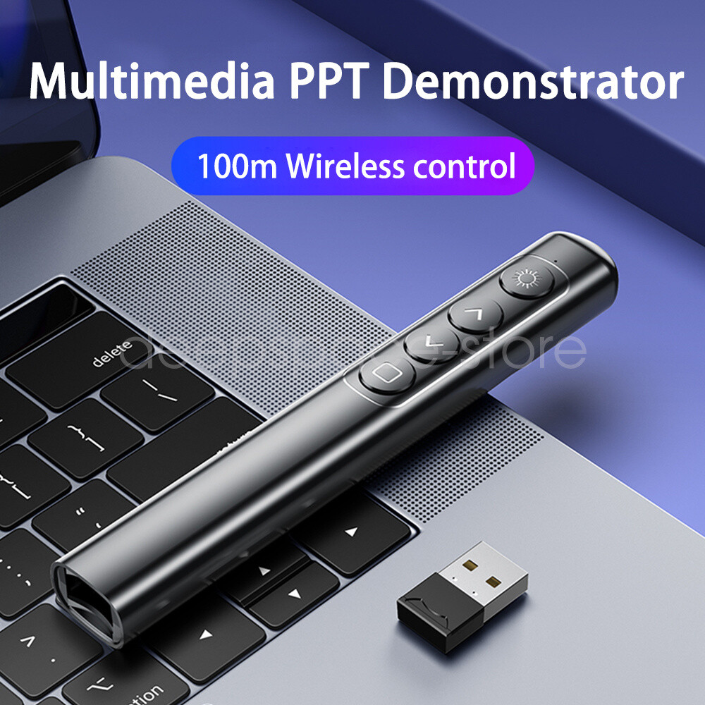 Wireless Presenter Powerpoint Presentation Clicker Remote Control Laser Pointer