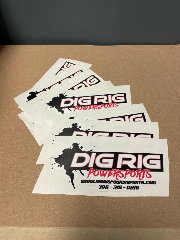 (1) Dig Rig Sticker