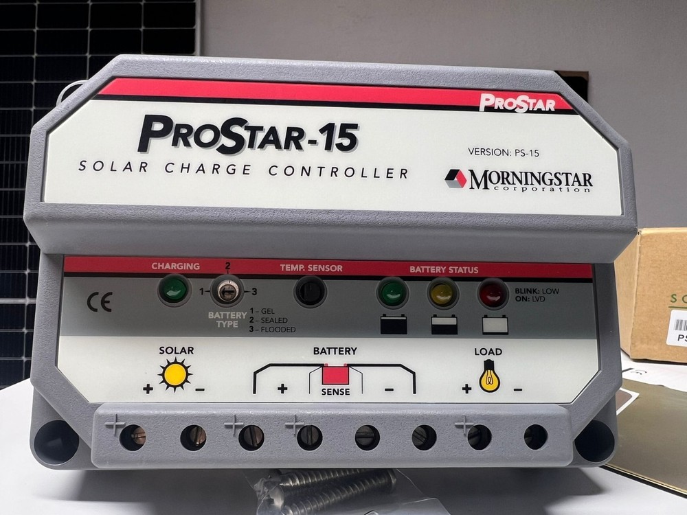 MORNINGSTAR PS-15 Charge Controller 15A Charge Controller 12/24V