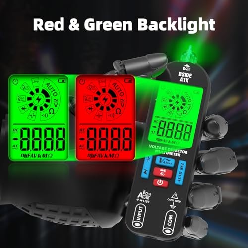 Smart Digital Multimeter Tester Rechargeable Electrical Voltmeter A1X