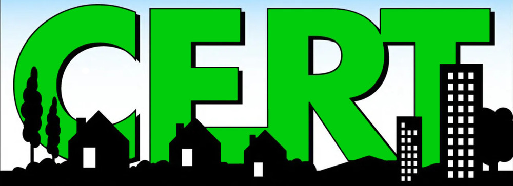 Community Emergency Response Team 6-1/2" x 2-3/8" Sticker