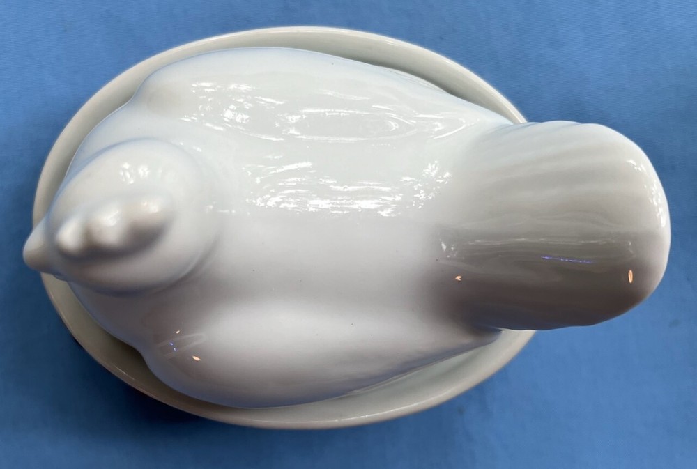 Individual Ceramic Chicken Covered Casserole Baking Dish