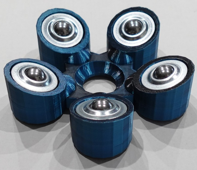 Bowling Ball Spinner Cup - Phantom Blue (Blue and Black)